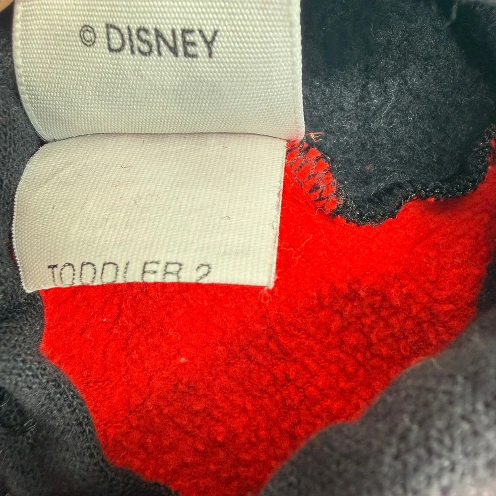 Vintage Toddler Boy Lot 12M Disney Mickey Mouse Hoodie Overalls Acid Wash Jeans